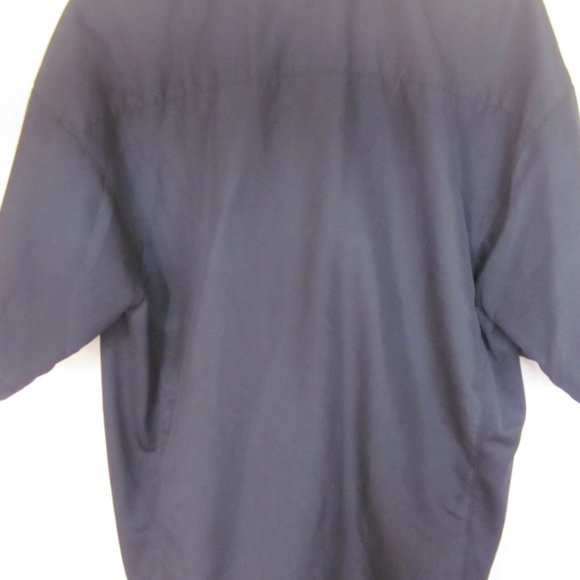 Mopar Canada Shirt Black Button Up Polyester Short Sleeve Size Large - Picture 2 of 15